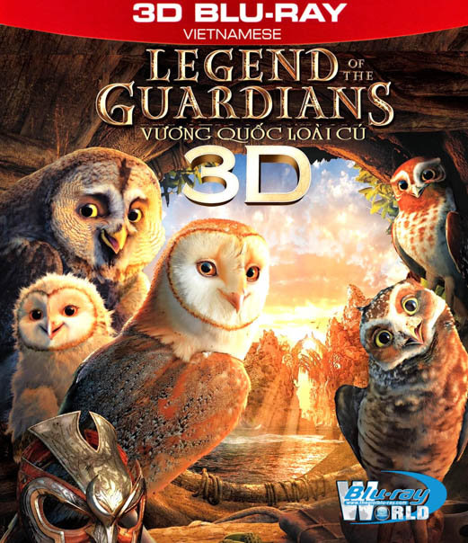 F023. Legend of the Guardians  - VƯƠNG QUỐC LOÀI CÚ 3D 50G (DTS-HD 5.1)  